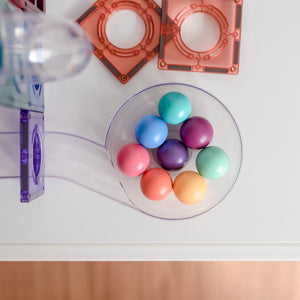 Connetix Magnetbausteine "Pastel Ball Run Pack" | 106-teilig – Detailansicht 5