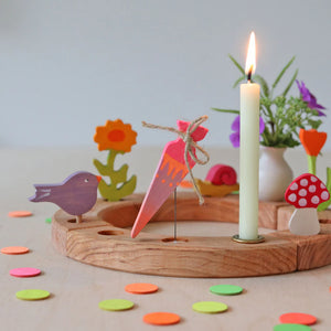 Grimm's Steckfigur Schultüte Neonpink