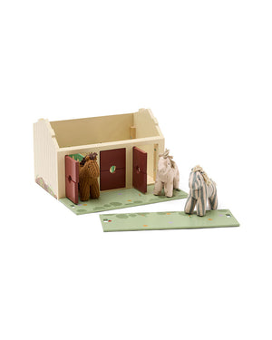 Kids Concept Pferdestall mit Pferden