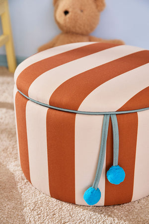 Kids Concept Sitzhocker mit Stauraum | Braun