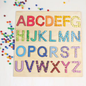 Grimm's 120 Small Wooden Beads | Pastel