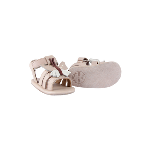 Donsje Baby Sandals "Tuti Sky Butterfly" | Powder Metallic