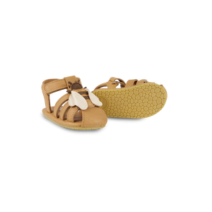 Sandales Bébé Donsje "Duni Sky Bee" | Camel Classic