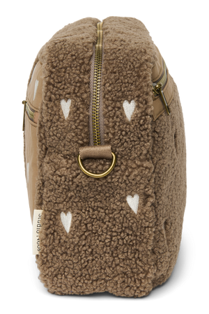 Studio Noos Kinderwagen-Organizer Teddy – Stroller Organizer | Brown Hearts
