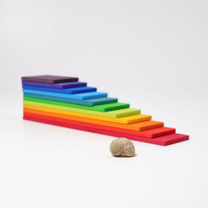 GRIMM'S Regenbogen Bauplatten 11-teilig
