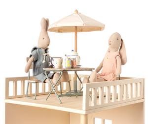 Maileg Gartenset Tisch mit Stuhl und Bank | Miniature