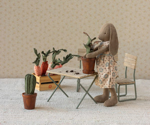 Maileg Gartenset Tisch mit Stuhl und Bank | Miniature