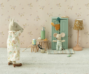 Maileg Thermoskanne und Tassen Maus | Mint