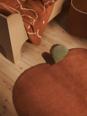 Ferm Living Skye Decke - Sienna/Parchment