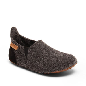 Bisgaard Sailor Wool Kinder Hausschuhe in Anthrazit – warme Hausschuhe