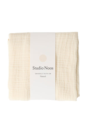Studio Noos Mulltuch Bio-Baumwolle – Swaddle Uni Medium | Beige