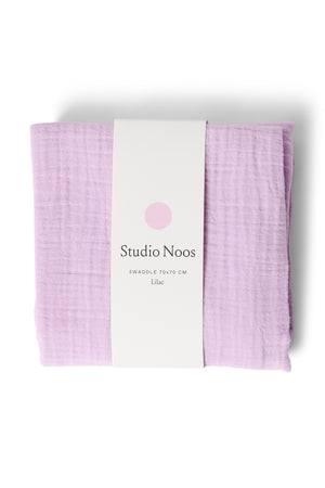 Studio Noos Mulltuch Bio-Baumwolle – Swaddle Uni Medium | Purple