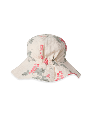 Garbo & Friends "Seersucker Sun Hat" Grapes Pink