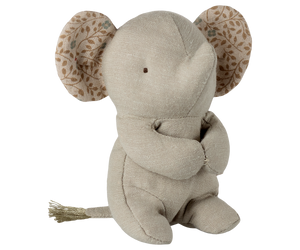 Maileg Kuscheltuch Lullababy Friends Elefant Mini | Iron Grey