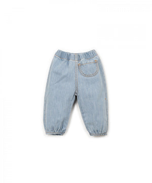PLAY UP Hosen Denim Hellblau – nachhaltige Kinderbekleidung