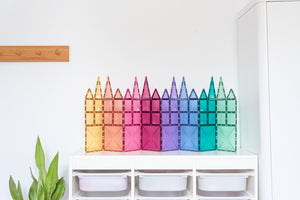 Connetix Magnetbausteine "Pastel Starter Set Pack" | 64-teilig – Detailansicht 5
