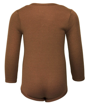 minimalisma Body Seide-Baumwolle "Bono" | Chocolate