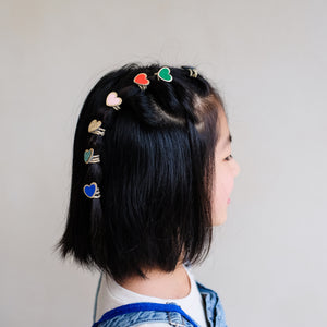 Mimi & Lula Mini Hair Elastics "Heartbeam"