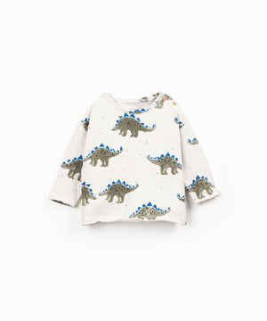 Play Up Langarmshirt Scale – Kinderbekleidung aus 50.0% Baumwolle/50.0% Recycelte Baumwolle
