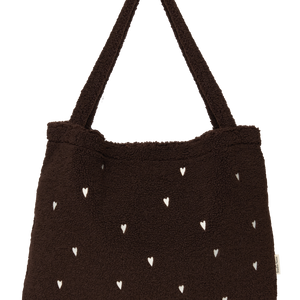 Studio Noos Wickeltasche "Mom Bag" | Teddy Chocolate Hearts