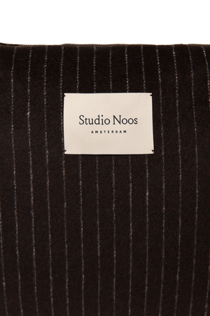 Studio Noos Wickeltasche Flannel Chalkstripe "Diaper Bag" | Brown