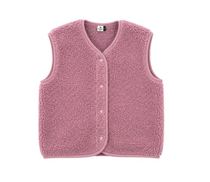 Alwero Erwachsene Bio Wollweste "TYB" | Venetian Pink