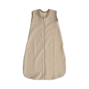 Lilano Schlafsack Ringel Ärmellos | Wolle | Sand
