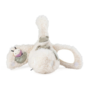 Sebra Aktivitäts-Spielzeug, Schwan mit Frossch Beige