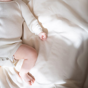 minimalisma Wickel-Body Seide-Baumwolle "Bibi" Cream