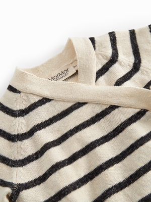 MarMar Copenhagen Wickel-Cardigan "Tanea" | Off White Stripe