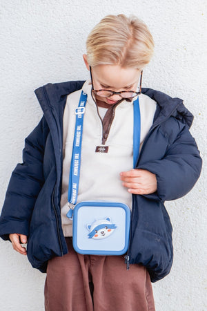 The Zoofamily Kamera-Tasche Zoo Racoon blau