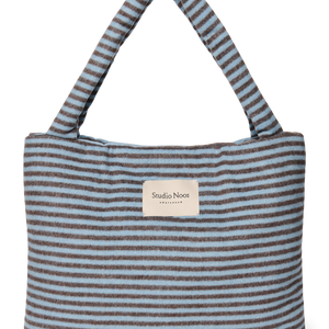 Studio Noos Wickeltasche "Mom Bag" | Wool Light Blue Brown