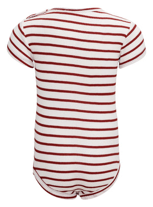 minimalisma Body Seide-Baumwolle "Buddy" Hibiscus Stripes