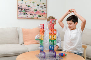 Connetix Magnetbausteine "Rainbow Ball Run Pack" | 92-teilig – Detailansicht 5