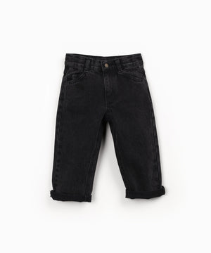 Play Up Hosen Denim Schwarz (Kids) – Kinderbekleidung aus 100.0% Baumwolle