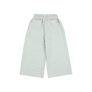 Búho "Gingham" Hose  | Aqua