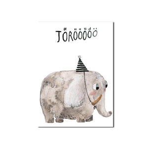 Halfbird Postkarte "Elefant - Törööö"