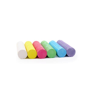 Craie de trottoir multicolore vert fluo