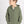 Engel Wollfleece Zip-Kapuzenjacke, Merino Wolle | Salbeigrün Melange
