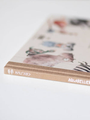 Halfbird Aquarell malen „Aquarellier mit mir mein Krummtier"