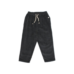 Kinder-Cordhose mit elastischem Bund, Kordelzug, Fronttaschen und Gesäßtasche aus Cordstoff
