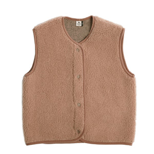 Alwero Erwachsene Bio Wollweste "TYB" | Rugby Tan