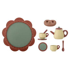 Bloomingville Tee-Set Bette, kindgerechtes Tee-Set in Naturtönen für Rollenspiele