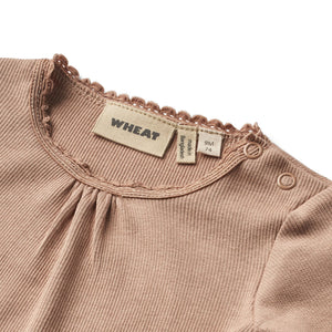 Wheat Body Rib "Lotta" Nougat Rose