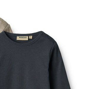 Wheat Body Rib "Spencer" Navy 2 Stück