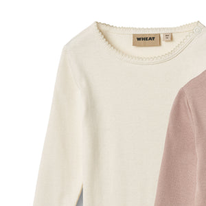 Wheat Body Rib "Regitze" Rose Powder 2 Stück