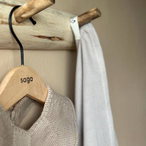 Saga Copenhagen Musselintuch - Dove - 100% Bio-Baumwolle