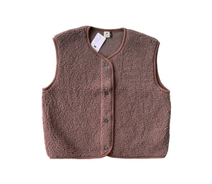 Alwero Erwachsene Bio Wollweste "TYB" | Choco Martini