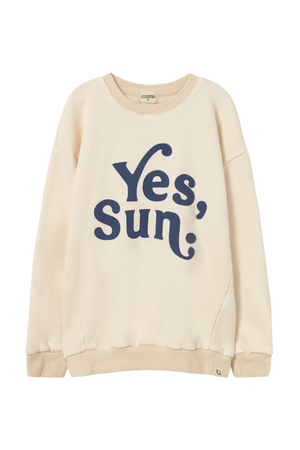 Cozmo Pullover Ivory – nachhaltige Kinderbekleidung | lilya.ch