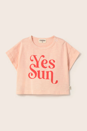 Cozmo T-Shirt Cloud Pink – nachhaltige Kinderbekleidung | lilya.ch
